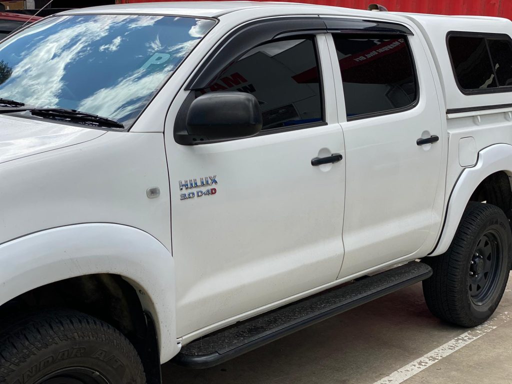 Premium Weather Shields Window Visor Toyota Hilux N70 N80 Dual Cab 2005 ...