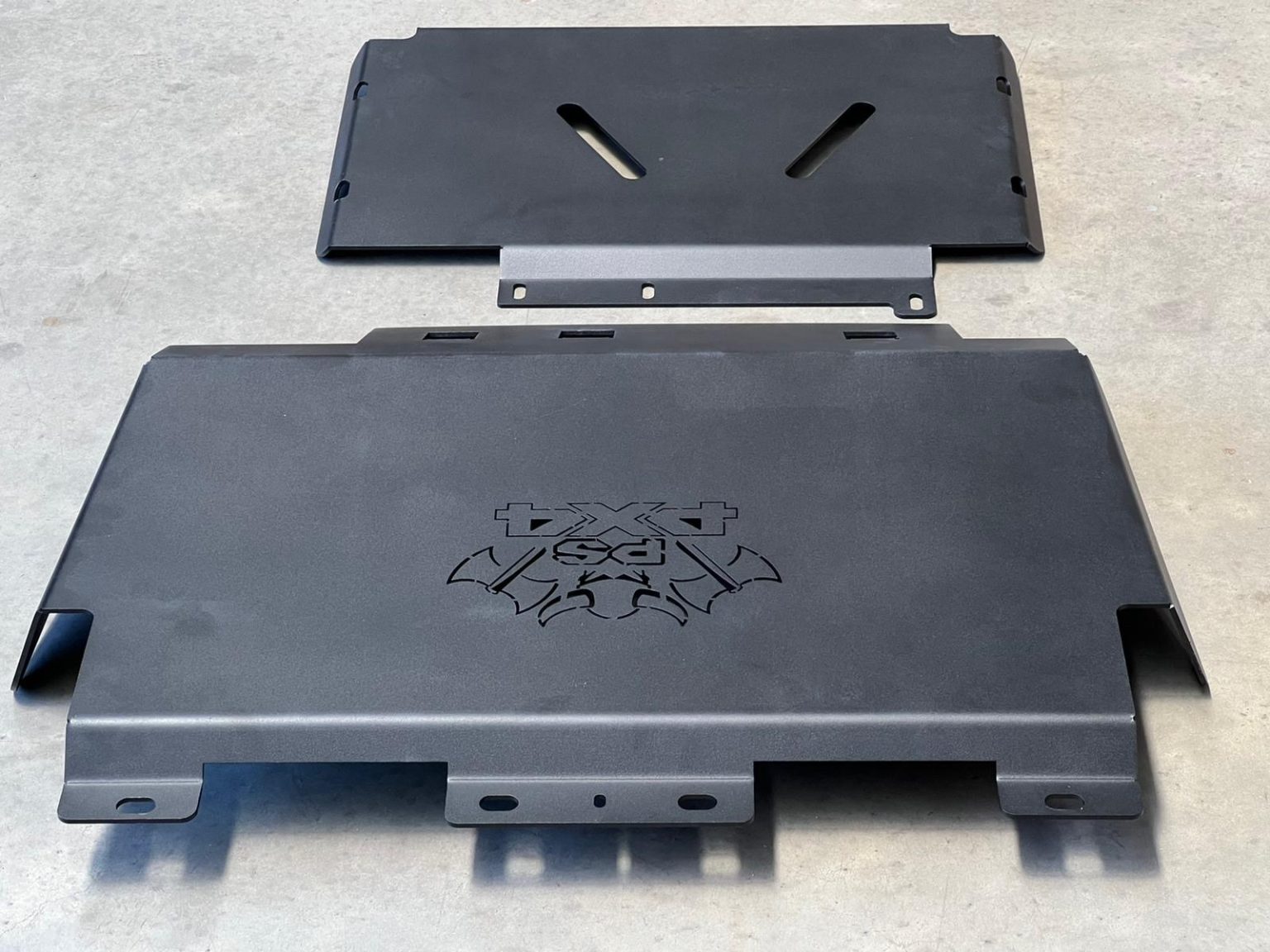 VW Volkswagen Amarok Bash Plate Front & Sump Guard Matte Black 4MM PS4X4