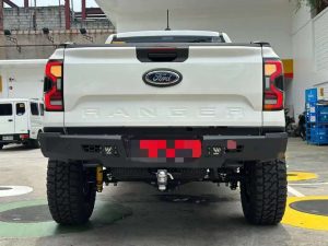 Odin Rear Tow Bar Bumper For Ford Ranger 2022 + Next Gen Matte Black ...