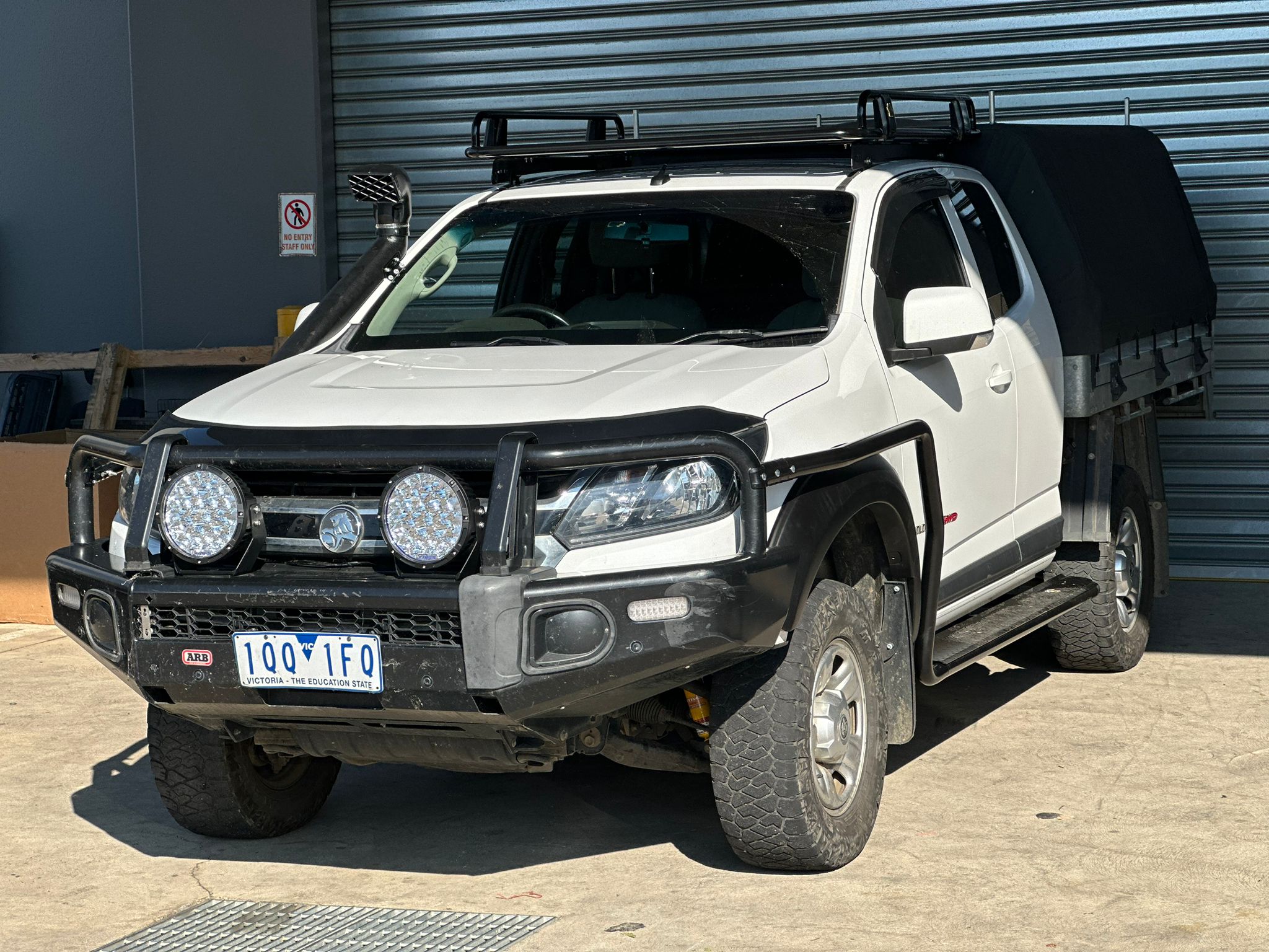 Ps4x4 Rock Sliders Heavy Dual Cab Duty Side Steps + Brush Bars Holden Colorado RG 2012 2022